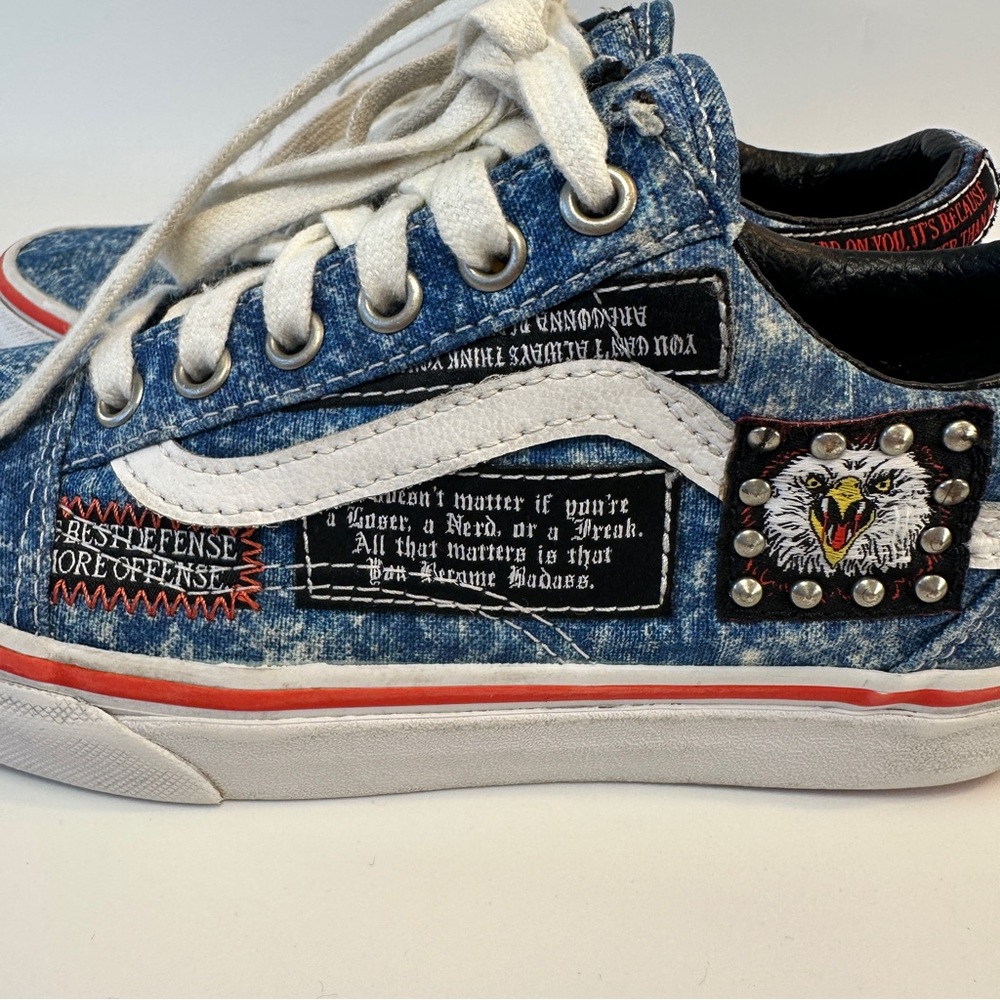 VANS X Cobra Kai Eagle Fang Karate Old Skool Sneakers Mens 4 Women’s 5.5 - Picture 4 of 14